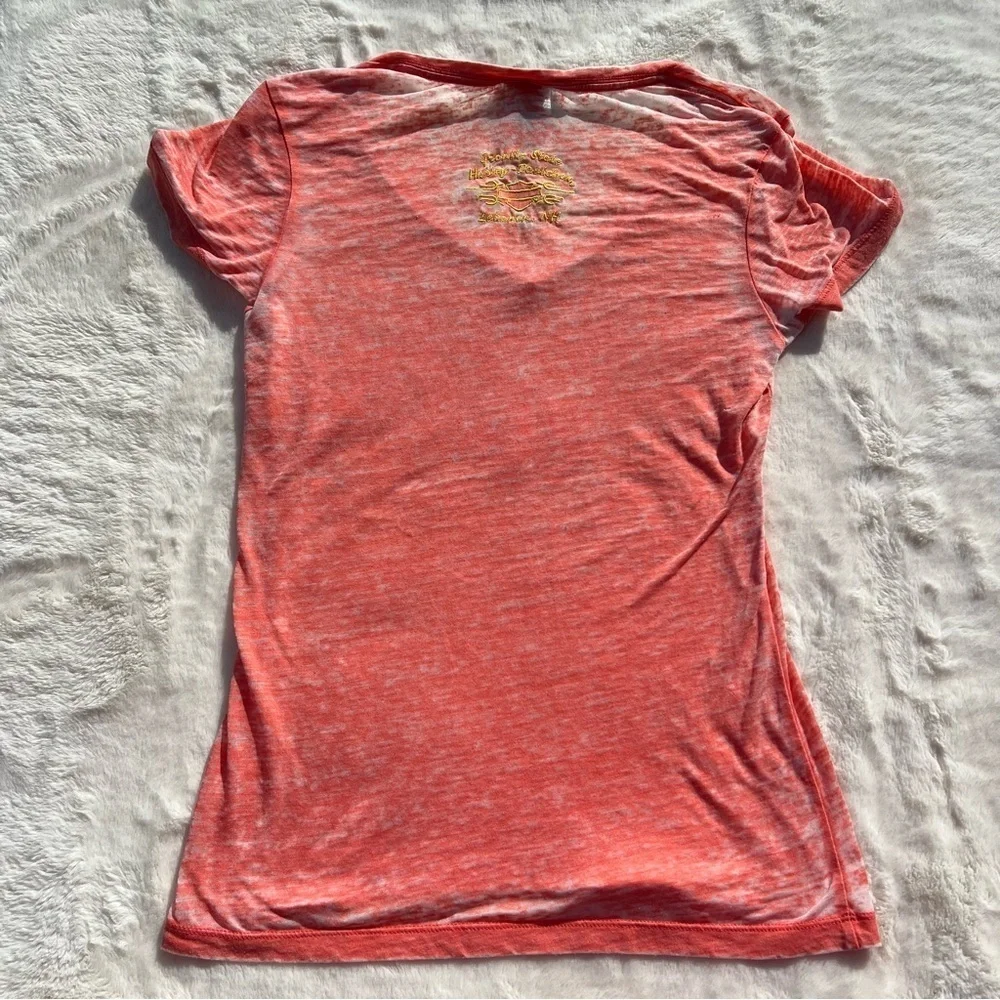 Harley Davidson Women's Burnout V Neck Graphic Tee Size Small